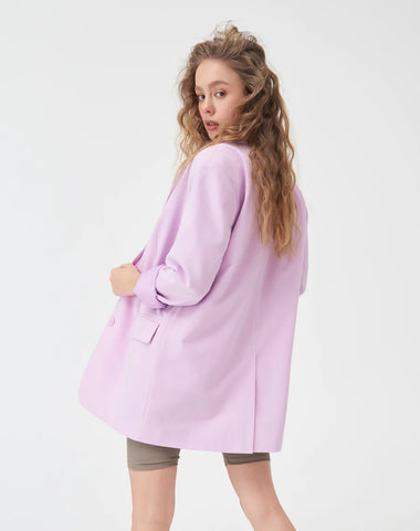 Pembe Parıltılı Waffle Lounge Jogger Pantolon