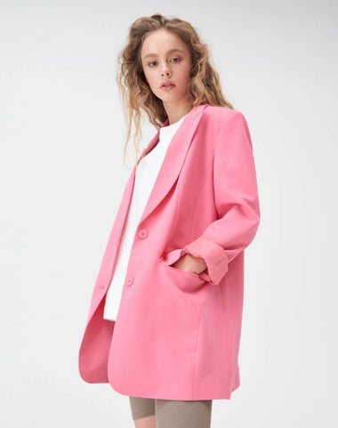 Pembe Parıltılı Waffle Lounge Jogger Pantolon